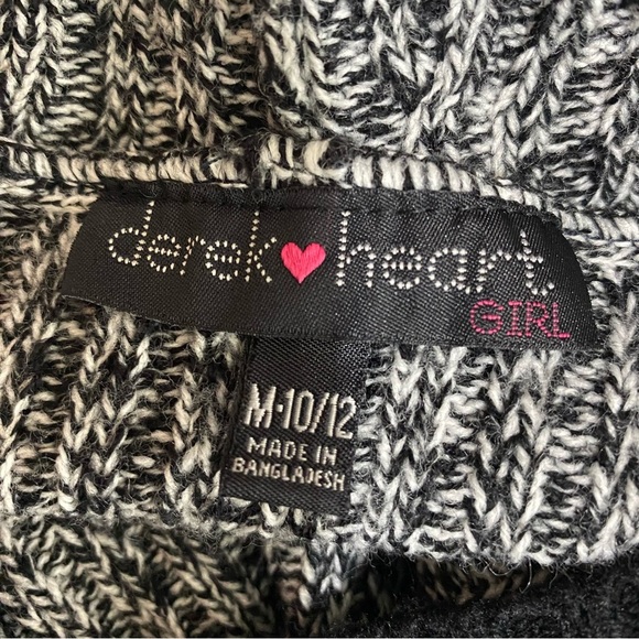 Derek Heart Girl’s Ribbed Knit Hooded Tunic Sweater - Picture 5 of 7